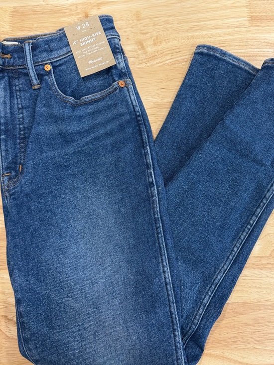 Madewell Denim - Madewell Women's Dark Blue High-Rise Skinny Jeans